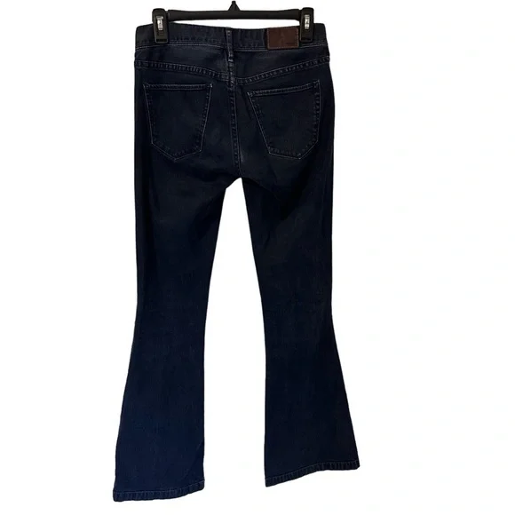 Madewell Women's 25 Blue Dark Wash Stretch Low‎ Rise Jeans Boot Cut - Picture 3 of 4